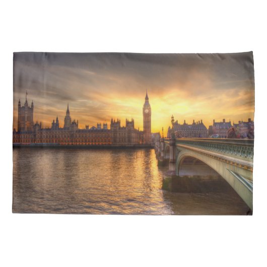 Monumenten Big Ben & Houses of Parliament Kussensloop (Achterkant)