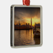 Monumenten Big Ben & Houses of Parliament Metalen Ornament (Rechts)