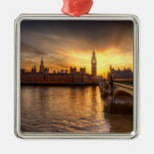 Monumenten Big Ben & Houses of Parliament Metalen Ornament (Voorkant)