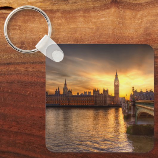 Monumenten Big Ben & Houses of Parliament Sleutelhanger (Voorkant)