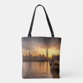 Monumenten Big Ben & Houses of Parliament Tote Bag (Achterkant)