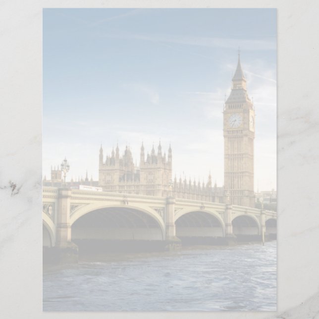 Monumenten Big Ben, London England (Voorkant)