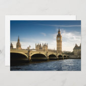 Monumenten Big Ben, London England Bedankkaart (Voorkant / Achterkant)
