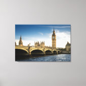 Monumenten Big Ben, London England Canvas Afdruk (Voorkant)