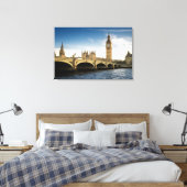 Monumenten Big Ben, London England Canvas Afdruk (Insitu (Slaapkamer))