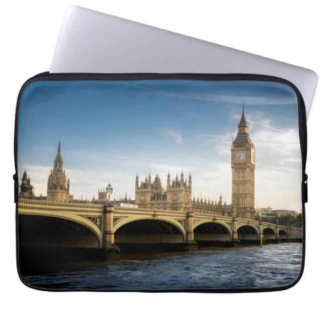 Monumenten Big Ben, London England Laptop Sleeve (Voorkant)