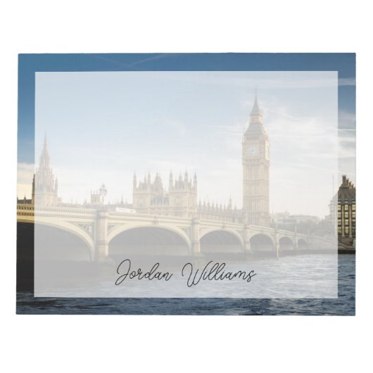 Monumenten Big Ben, London England Notitieblok (Voorkant)