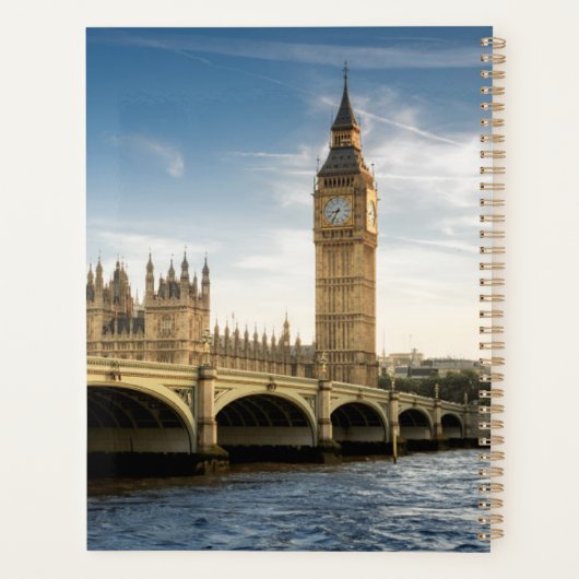 Monumenten Big Ben, London England Planner (Achterkant)