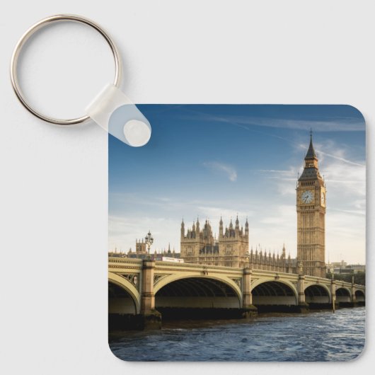Monumenten Big Ben, London England Sleutelhanger (Voorkant)