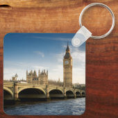 Monumenten Big Ben, London England Sleutelhanger (Achterkant)
