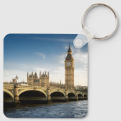 Monumenten Big Ben, London England Sleutelhanger (Achterkant)