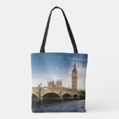 Monumenten Big Ben, London England Tote Bag (Achterkant)