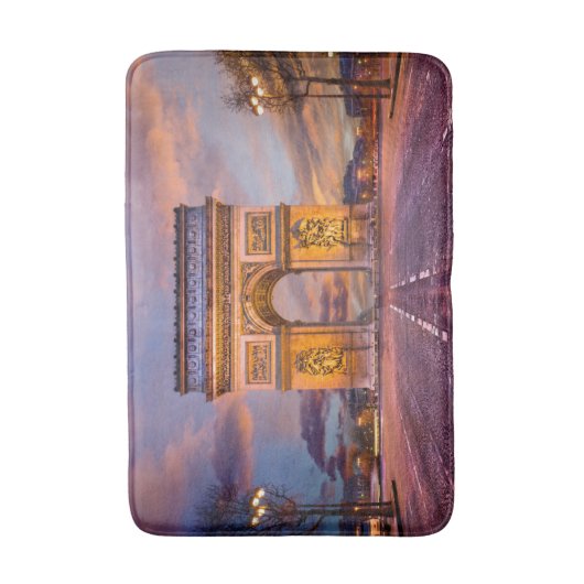 Monumenten Boog van Triomphe, Parijs Frankrijk Badmat (Voorkant Verticaal)