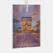 Monumenten Boog van Triomphe, Parijs Frankrijk Glas Ornament (Voorkant Rechts)