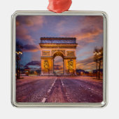 Monumenten Boog van Triomphe, Parijs Frankrijk Metalen Ornament (Voorkant)