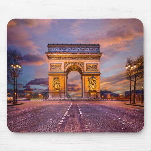 Monumenten Boog van Triomphe, Parijs Frankrijk Muismat (Voorkant)