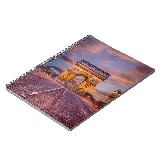 Monumenten Boog van Triomphe, Parijs Frankrijk Notitieboek (Linkerzijde)