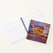 Monumenten Boog van Triomphe, Parijs Frankrijk Notitieboek (Binnen)