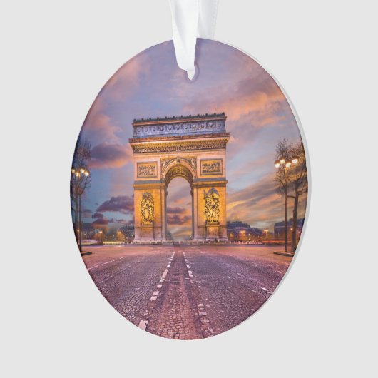 Monumenten Boog van Triomphe, Parijs Frankrijk Ornament (voorkant)