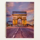 Monumenten Boog van Triomphe, Parijs Frankrijk Planner (Voorkant)