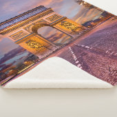 Monumenten Boog van Triomphe, Parijs Frankrijk Sherpa Deken (3/4)