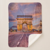 Monumenten Boog van Triomphe, Parijs Frankrijk Sherpa Deken (Voorkant)