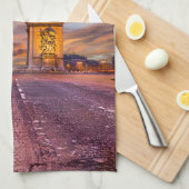 Monumenten Boog van Triomphe, Parijs Frankrijk Theedoek (Quarter Fold)