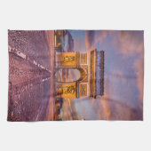 Monumenten Boog van Triomphe, Parijs Frankrijk Theedoek (Horizontaal)