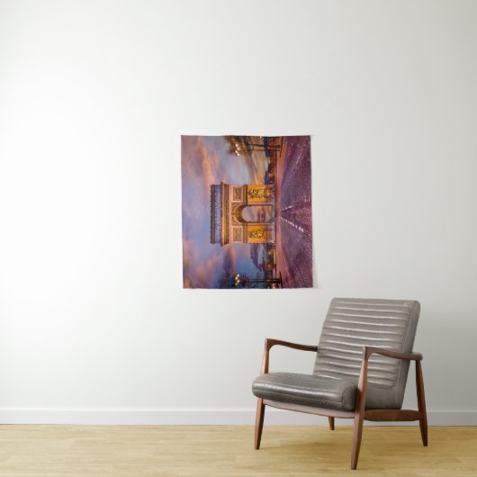 Monumenten Boog van Triomphe, Parijs Frankrijk Wandkleed (In situ)