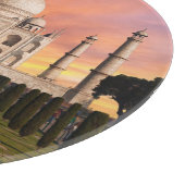 Monumenten Colorful View of the Taj Mahal Snijplank (Hoek)