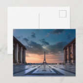 Monumenten De Eiffel Tower Briefkaart (Voorkant / Achterkant)