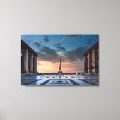 Monumenten De Eiffel Tower Canvas Afdruk (Voorkant)