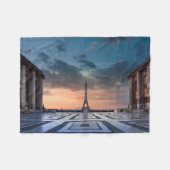 Monumenten De Eiffel Tower Fleece Deken (Voorkant (Horizontaal))