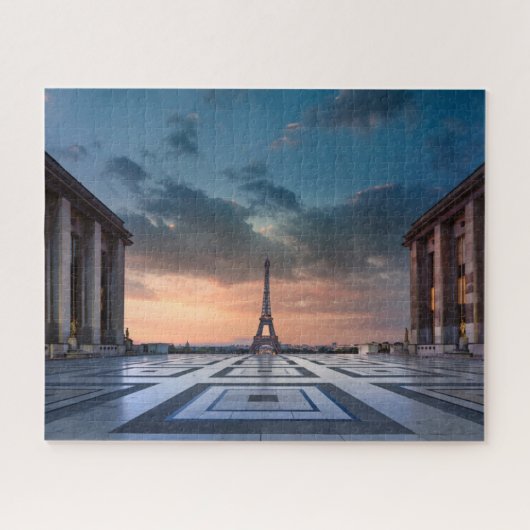 Monumenten De Eiffel Tower Legpuzzel (Horizontaal)