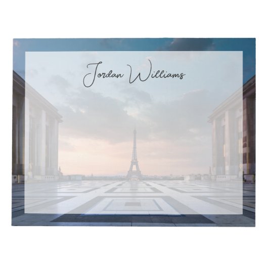 Monumenten De Eiffel Tower Notitieblok (Voorkant)