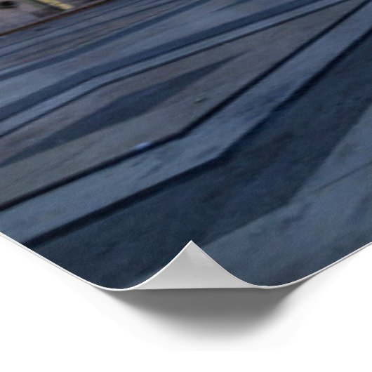 Monumenten De Eiffel Tower Poster (Hoek)