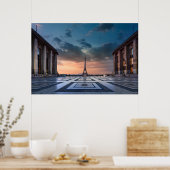 Monumenten De Eiffel Tower Poster (Keuken)