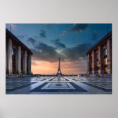 Monumenten De Eiffel Tower Poster (Voorkant)