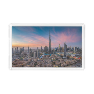 Monumenten   Dubai Cityscape Acryl Dienblad
