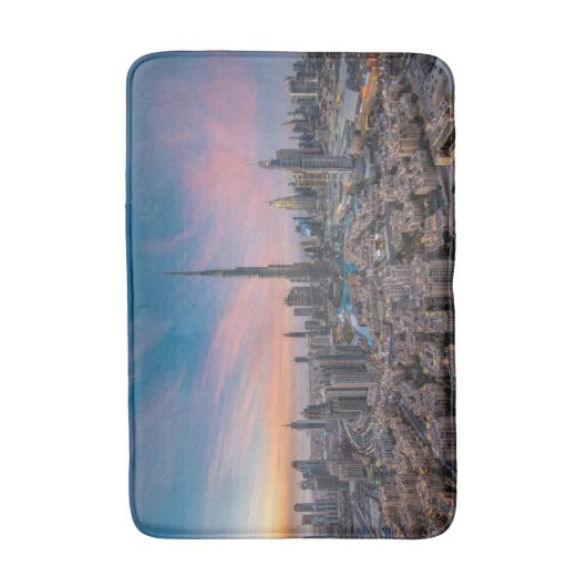 Monumenten | Dubai Cityscape Badmat (Voorkant Verticaal)
