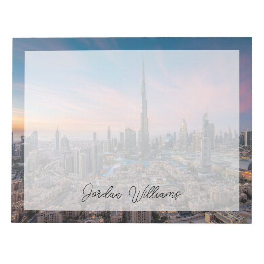 Monumenten | Dubai Cityscape Notitieblok (Voorkant)