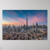 Monumenten | Dubai Cityscape Poster (Voorkant)