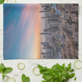 Monumenten | Dubai Cityscape Theedoek (Gevouwen)