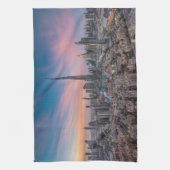 Monumenten | Dubai Cityscape Theedoek (Verticaal)