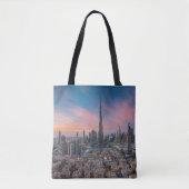 Monumenten | Dubai Cityscape Tote Bag (Voorkant)