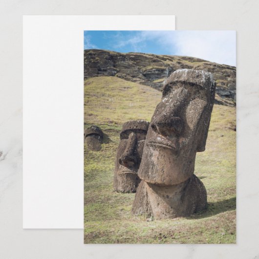 Monumenten | Easter Island, Chile Bedankkaart (Voorkant / Achterkant)