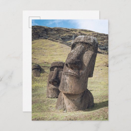 Monumenten | Easter Island, Chile Briefkaart (Voorkant / Achterkant)