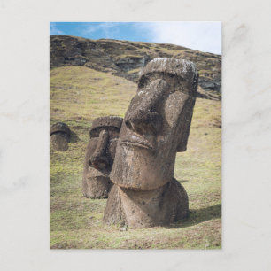 Monumenten   Easter Island, Chile Briefkaart
