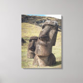 Monumenten | Easter Island, Chile Canvas Afdruk (Voorkant)