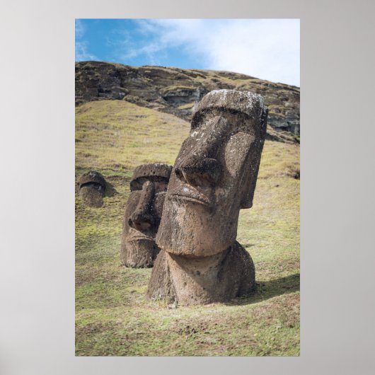 Monumenten | Easter Island, Chile Poster (Voorkant)